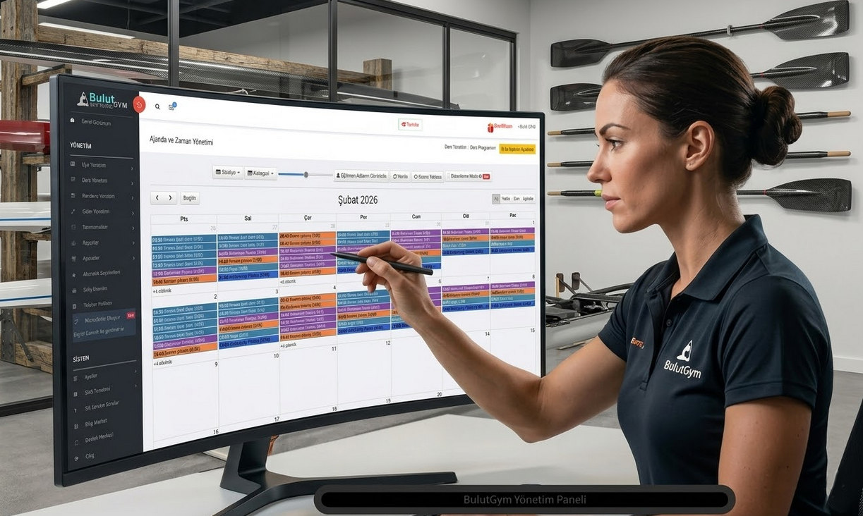 BulutGym Kürek Kulübü Yönetim Paneli